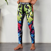 2018 New Seobean Long Johns Seobean Full Printed Mens Long Johns Low Waist Mens Leggings Mens Tights