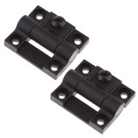 2Pcs Adjustable Position Control Hinge 4-Hole.65x1.42inch