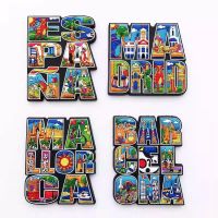 【lz】™❁❧  Espanha Frigorífico Ímãs Viajar Lembranças Home Decor Barcelona Viajar Frigorífico Ímãs Presentes De Casamento Message Board Stickers