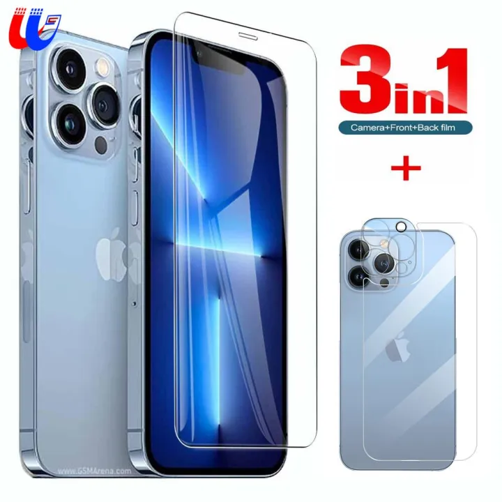 Pelindung Layar Kaca Tempered, 3in1 Matte/10D/HD untuk Apple Iphone 13 Pro Max 13 Mini Penutup Penuh Lensa 3D Depan Belakang untuk Iphone 13 Pro Max 13 Pro | Lazada Indonesia