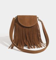 【hot seller】 2023 New Design Tassel Women’s Saddle Hot Crossbody