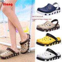 Readystock Sandals Beach Shoes Men Couples Porous Slippers Breathable Dual-Use