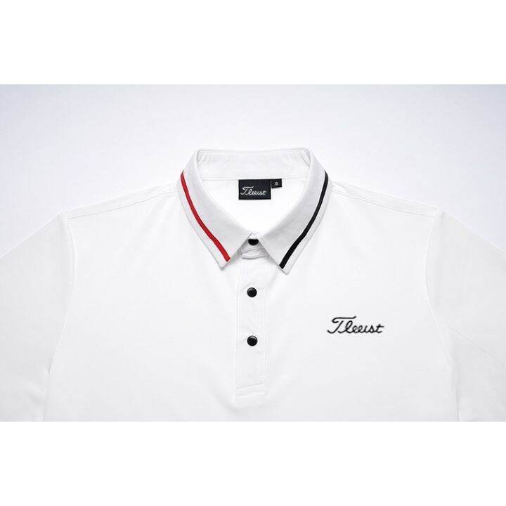 new-titleist-เสื้อโปโล-ระบายอากาศ-ดูดซับความชื้น-แบบแห้งเร็ว-สําหรับผู้ชาย-ใส่เล่นกีฬา-กอล์ฟ-กลางแจ้ง