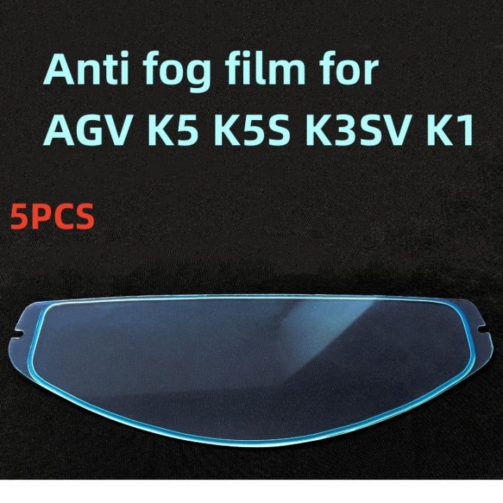 สติกเกอร์ฟิล์มกันฝ้าหมอกหมวกกันน็อคใสสำหรับ AGV K5 K5S K5-S K3SV K3-SV K1เลนส์กระบังหน้าพินป้องกันได้อย่างปลอดภัย
