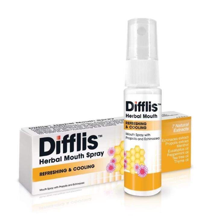 difflis-mouth-spray-15-ml-สเปรย์พ่นปากให้ความชุ่มชื้น-บรรเทาอาการไอ-ลดอาการระคายคอ-ช่วยให้ลมหายใจสดชื่น