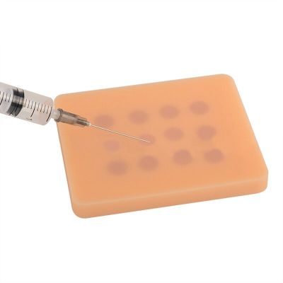 1PC Intradermal Injection Training Pad for Nurse, Injection Training Pad for Medical Student, Artificial Skin-Like Practice Pad
