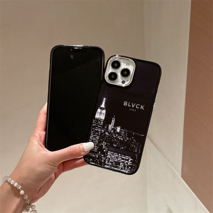 blvck-rose-paris-black-edge-iphone-hard-case-for-iphone-14-13-12-11-pro-max-ix-xs-max-xr-case-shockproof-bumper-fall-prevention-cover