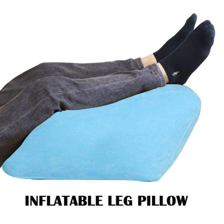 julyfidt-elevation-wedge-memory-foam-leg-foot-rest-raiser-parallelogram-slope-leg-pad-support-pillow-cushion