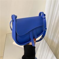 【jw】☃❡  Fashion Saddle New Small Shoulder for 2022 Leather Crossbody Female Luxury Messenger