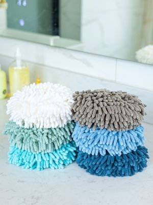 hangable hand towel for hoehold water absorptn sp does shed hair dry rag bathroom tlet kiten hand towel -CSQ2385✔☃