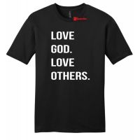 T-shirt ขายดี เสื้อยืดลําลอง แขนสั้น พิมพ์ลาย Love God Love Others Z2 JMmkcm07DHjjmf24 สําหรับผู้ชายS-5XL  JK4A