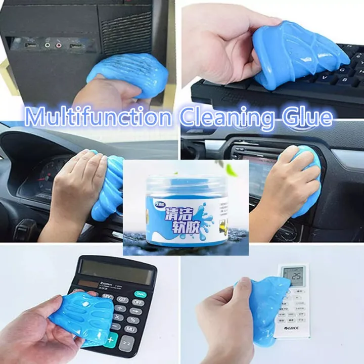 200g Car Cleaning Glue Slime Cup Holders Sticky Jelly Gel Compound Dust
