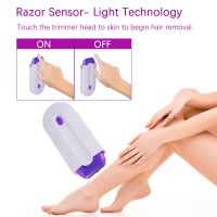 ZZOOI USB Rechargeable Painless Hair Removal Kit Laser Touch Epilator Women Body Face Leg Bikini Hand Shaver Hair Remover