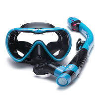 Snorkeling Mask อุปกรณ์ดำน้ำ Anti-Fog ว่ายน้ำแว่นตาดำน้ำแว่นตา Easy Breath ท่อหายใจดำน้ำหลอดสำหรับว่ายน้ำแบบสน็อกเกิลดำน้ำ Leakproof