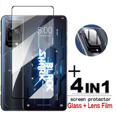 For Black Shark 5 Pro Tempered Glass Full Cover 2.5D Screen Protector For Black Shark 5 Glass Black Shark 5 4S 4 Pro Lens Film Drills Drivers