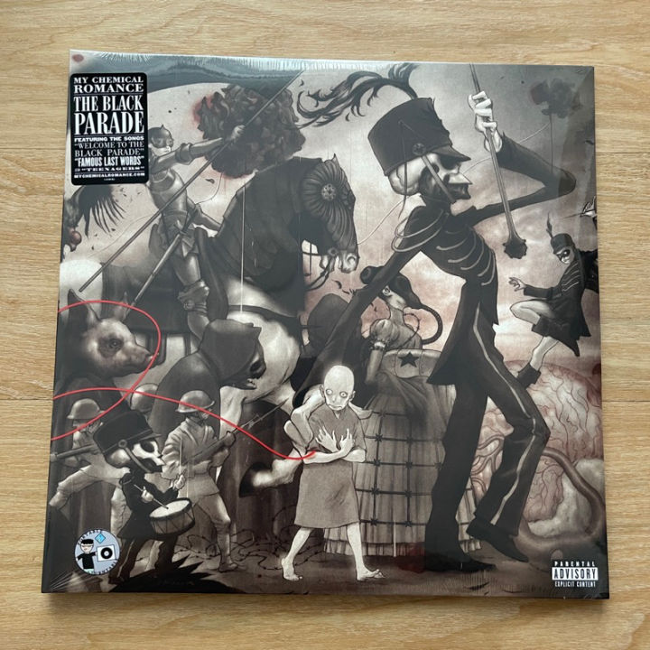 แผ่นเสียง-my-chemical-romance-the-black-parade-vinyl-lp-single-sided-etched-canada-มือหนึ่ง-ซีล