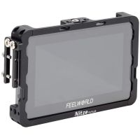 Nitze Monitor Cage w HDMI Cable Clamp Full Protection for Feelworld F6 Plus 5.5 in Field Monitor