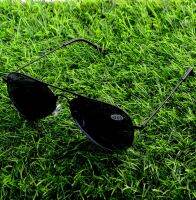 Alloy Exquisite Hinge Light Weight Sun Protection Black Lenses Pilot Full-rim Reading Sunglasses +0.75 To +4