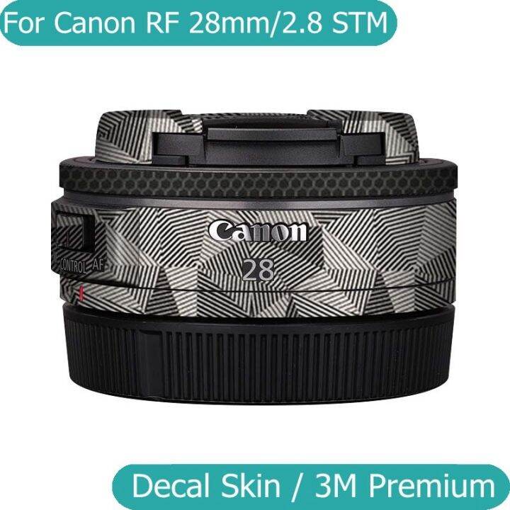 ฟิล์มห่อไวนิลสำหรับ-canon-rf-28มม-f2-8-stm-สติ๊กเกอร์ติดบนตัวเครื่องสติกเกอร์ป้องกันเลนส์กล้องเคลือบ-rf28-2-8-rf28-28-2-8-f-2-8