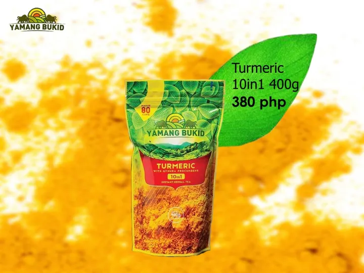 Yamang Bukid Turmeric 10in1 Tea 400g RPYF Lazada PH