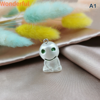 ?【Lowest price】Wonderful สร้อยคอจี้ผีต่างด้าวเรืองแสงสุดสร้างสรรค์แบบห้อยสำหรับงานประดิษฐ์ทำด้วยตัวเองวัสดุเรซินพวงกุญแจอุปกรณ์ตกแต่งเครื่องประดับ