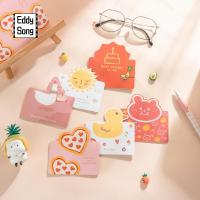 EDDY SONG 10pcs การเขียนด้วยลายมือ การ์ดอวยพร ขอบคุณนะครับ การตกแต่ง DIY การ์ดข้อความ คาวาอิ ว่างเปล่าไม่มี ของขวัญเฉลิมฉลอง