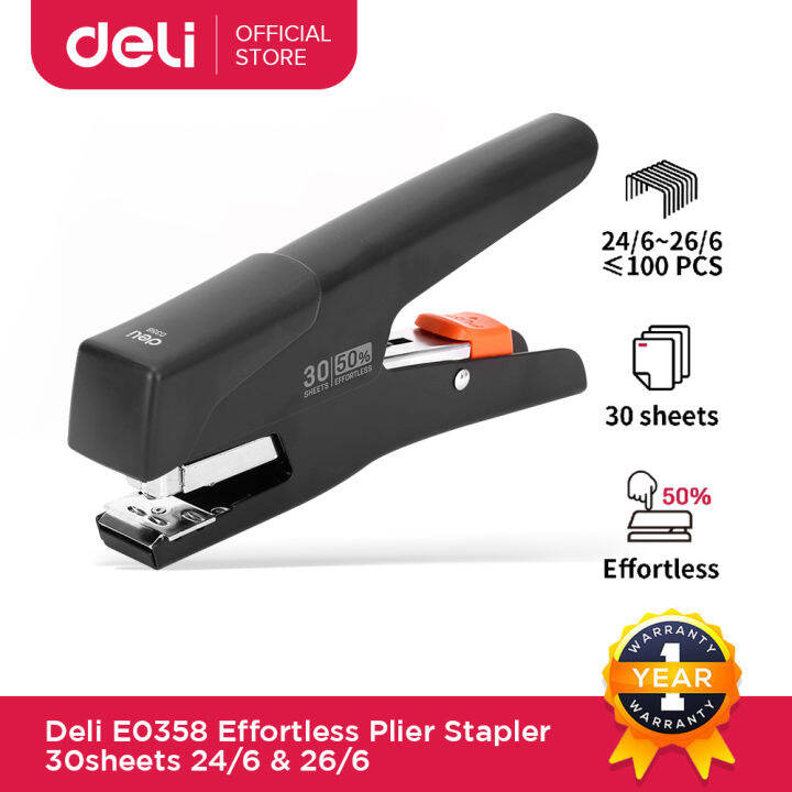Deli Stapler Heavy Duty Manual Staplers Portable Stapler Paper Binding