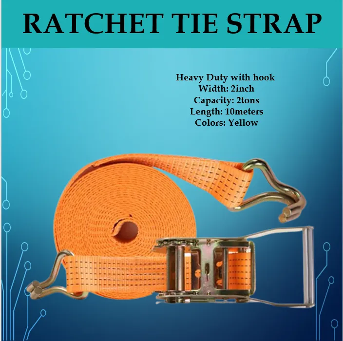 Equipment Pro 2" 2T 10m 33 Feet Adjustable Ratchet Tie Down Cargo