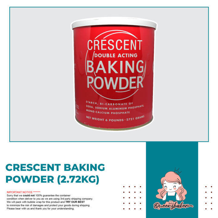 Crescent Baking Powder 2.72kg Lazada