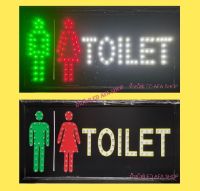 ป้ายไฟLED TOILET OPEN WELCOME ป้ายไฟกล่อง หลอดไฟLED ประหยัดไฟ เสียบ ปลั๊กไฟ เพิ่มเอกลักษณ์สีสัน สวยงาม ตกแต่ง บริษัท ร้าน