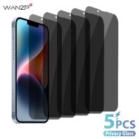 [Electronic film] 5ชิ้นความเป็นส่วนตัว9H กระจกนิรภัยสำหรับ iPhone 12 11 14 13 Pro Max Mini 7 8พลัส XS MAX XR X SE 2020เต็มฝาครอบป้องกันหน้าจอฟิล์ม