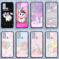 เคส Samsung A21s ลายม้ายูนิคอร์น ขอบนิ่มหลังแข็ง เคสมือถือ เคส Caseเคส TPU ขอบนิ่มหลังแข็ง ไม่ขูดตัวเครื่อง ไม่กัดขอบช่ว