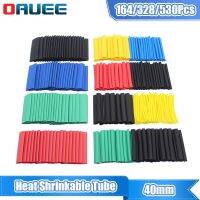 164/328/530pcs Heat Shrinkable Tube Color Environment-Friendly Heat Shrink Tube Sleeve PE Insulation Heat Shrink Tube Set Electrical Circuitry Parts