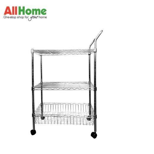 ELGIN 3 Tier Chrome Metal Kitchen/Utility Cart Lazada PH
