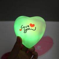 【CW】 LOVE Text Girlfriend Colorful Lights Night Lamp Bedroom