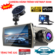 Camera Hành Trình Ô Tô X008 Full HD 1296p- Camera Hành Trình Chống Rung 4k