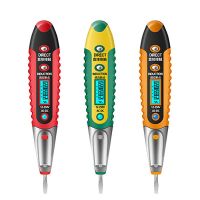 Multi Digital Test Pencil AC DC 12-250V Tester Electrical Screwdriver LCD Display Voltage Detector Test Pen Electrician Tools