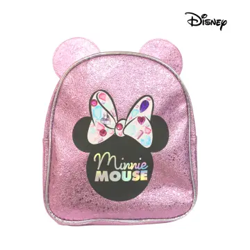 Pink minnie mouse top diaper bag