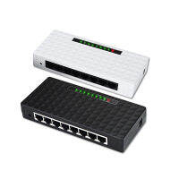 DIEWU 8-Port Gigabit Switch HUB LAN 101001000Mbps Full-Duplex Gigabit Ethernet สวิตช์เครือข่ายเดสก์ท็อป DW-SW8370-T8 EU AU Plug