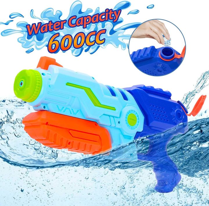 Big Water Gun with pump Long Range High Capacity Water Soaker Blaster ...