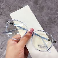 Anti Blue Light Flat Lens Frame Female Korean Version Fashionable Matching Eyes Male Fashionable Eye Care Myopia Glasses