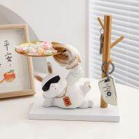 Creative Lucky Cat Tray Living Room Entrance Key Storage Ornament Decoration Home Goods Housewarming New Home Gift