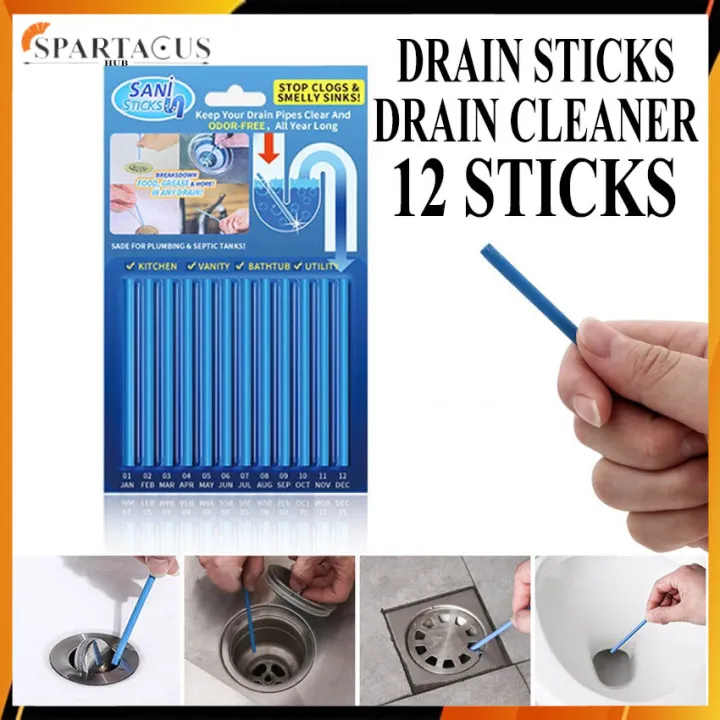 Drain Sticks Drain Cleaner Pipe Deodorizer Drain Cleaning Sanitation