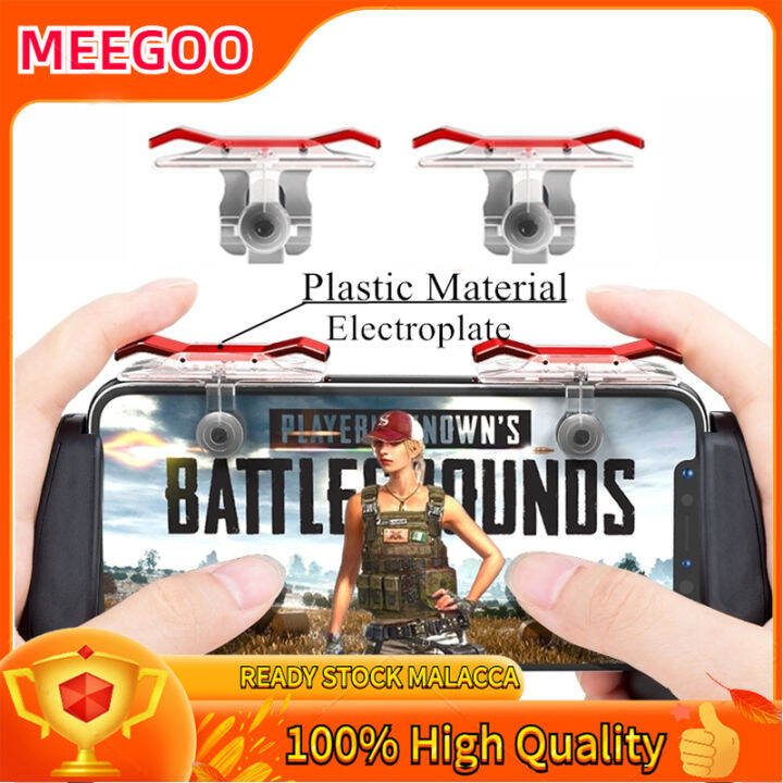 2Pcs PUBG Mobile Gamepad Controller Game Trigger Aim Button L1 R1