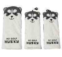 SUNSUN STORE:ปลอกหุ้มไม้กอล์ฟ ลายหมาฮัสกี้ Golf Head Cover Husky (CVH001)