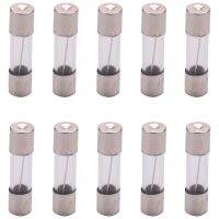 10 Pcs 250V 10Amp Slow Blow Time Delay Glass Fuses Tubes 5mm x 20mm