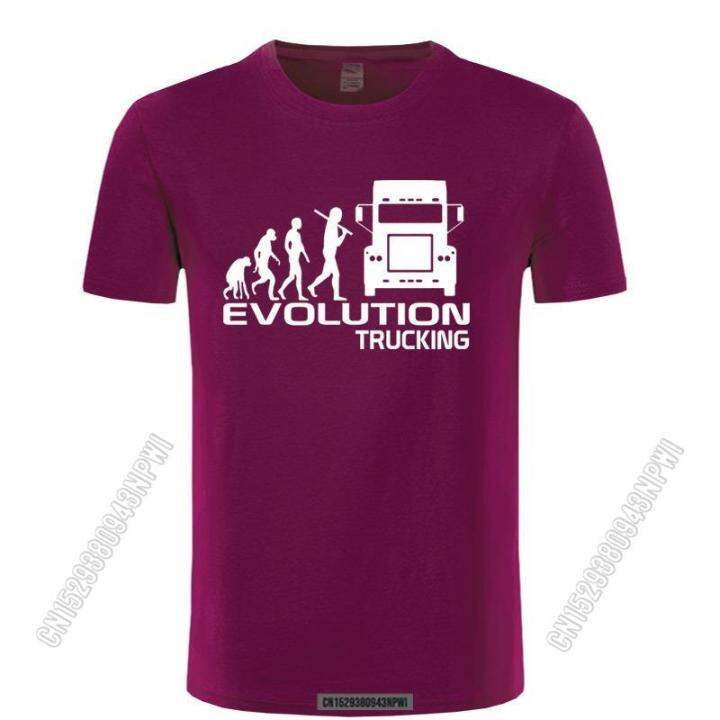 2022-brand-clothing-evolution-trucking-truck-driver-cab-gift-ideas-funny-t-shirt-men-cotton-stylish-chic-t-shirt-top-camiseta