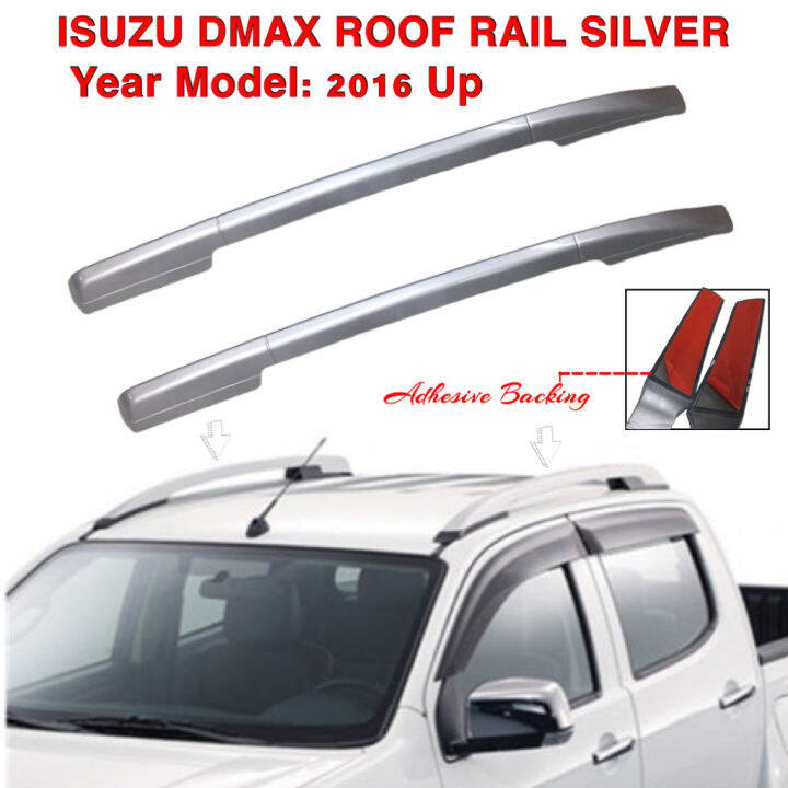CP Isuzu Dmax 2016+ Roof Rail Rack Carrier Bars Car Exterior Accessories ABS (8237) Lazada PH