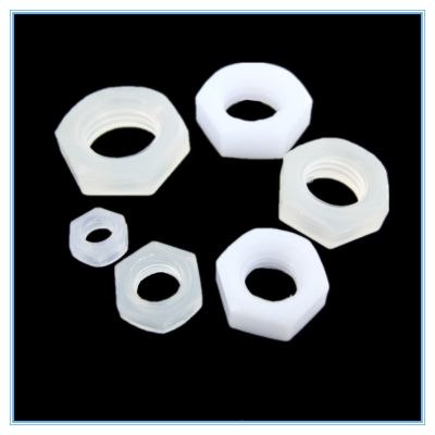 10PCS 1/8 1/4 3/8 1/2 3/4 Female thread plastic nuts Lock nut Outer hexagon fastening nut
