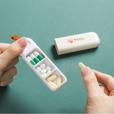 【YF】 7 Days Fashion Portable Nordic Style Pill Box Tablet Pillbox Dispenser Medicine Boxes 3 Grids Dispensing Storage Kit Organizer
